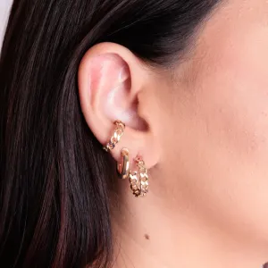 PIERCING FAKE CORRENTE BANHADO A OURO 18K